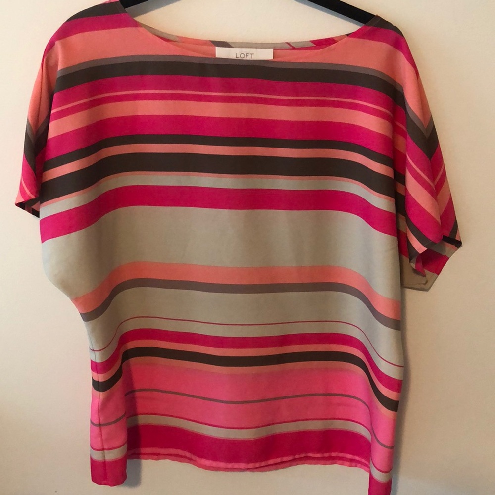 LOFT short sleeve blouse